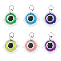 Seed Bead Evil Eye Charms by Bead Landing™