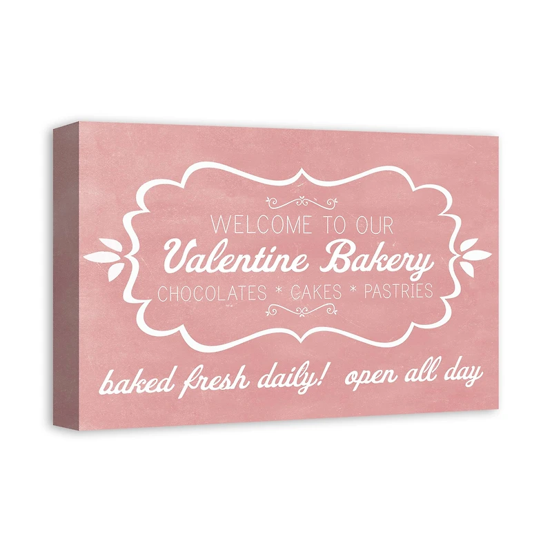 Valentine Bakery Canvas Wall Art