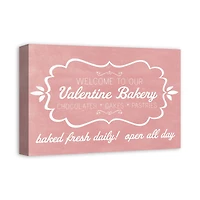 Valentine Bakery Canvas Wall Art