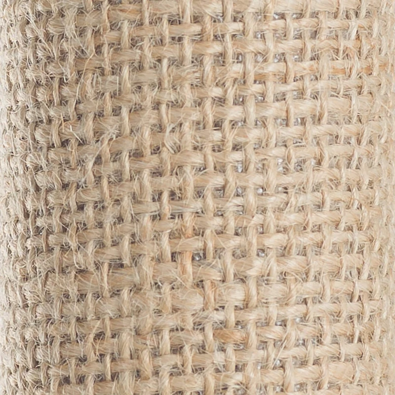 Natural Laminated Burlap Fabric Roll by Loops & Threads®