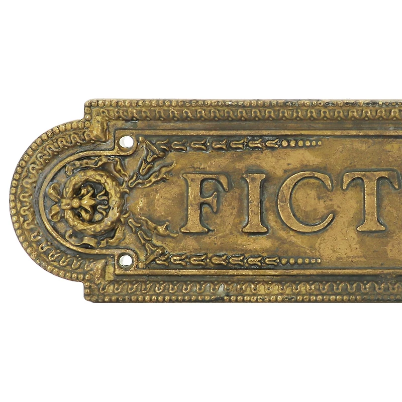 Assorted 12" Distressed Literary Genre Wall Sign, 1pc. by Ashland®