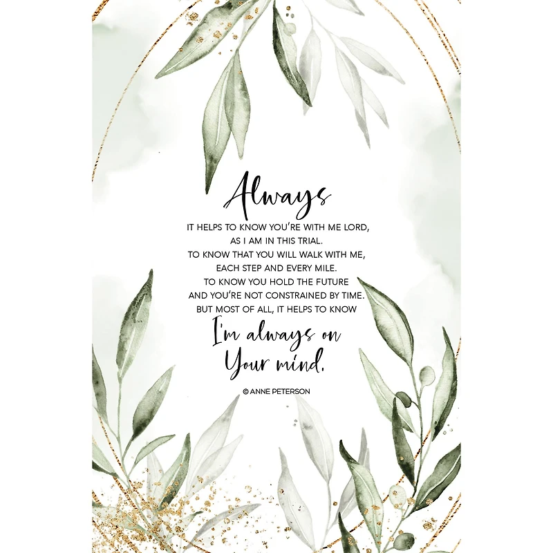 Always - It Helps To Know Plaque