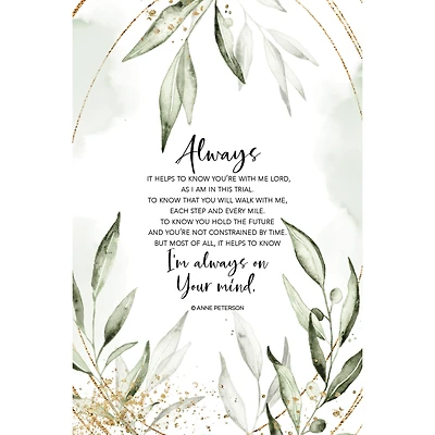 Always - It Helps To Know Plaque