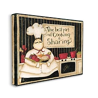 Stupell Industries Cooking Is Sharing Canvas Wall Art