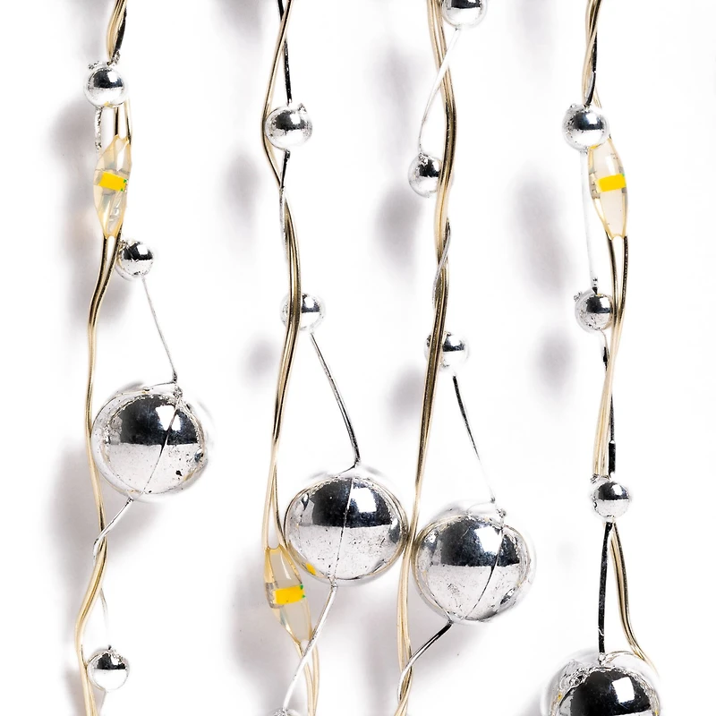 12 Pack: 40ct. Warm White Silver Pearl LED String Lights by Ashland®