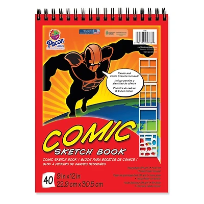 Pacon® Comic Sketch Pad, 9" x 12"