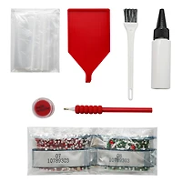 3D Gingerbread House LED Diamond Art Kit by Make Market®