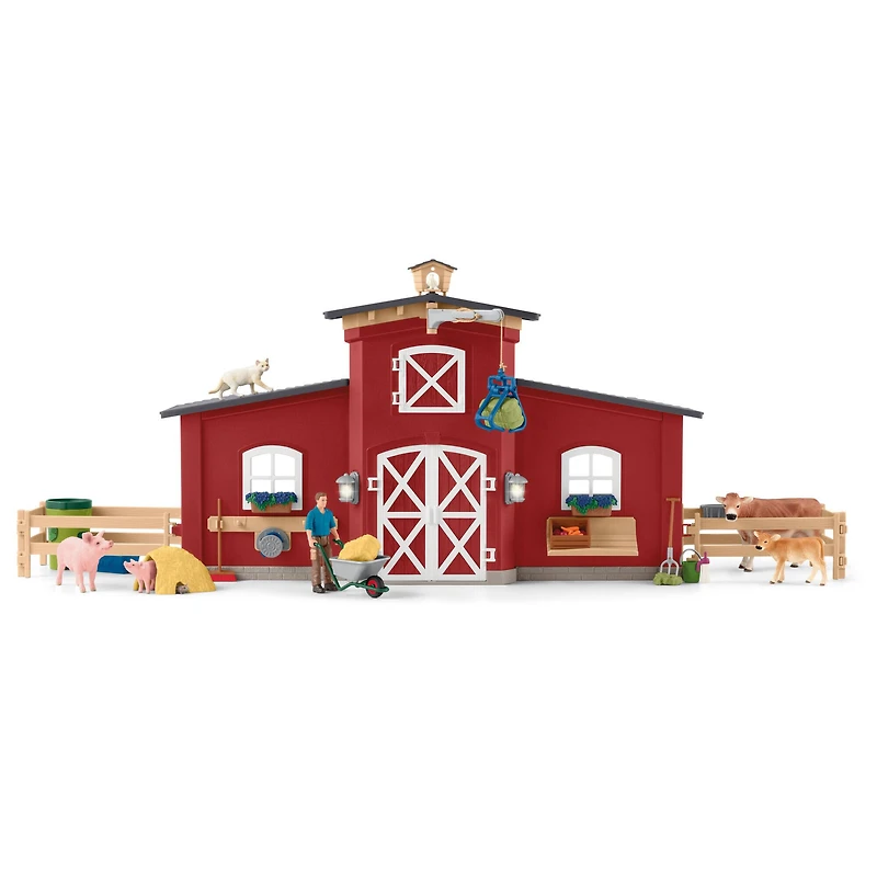 Schleich Farm World Red Barn Playset