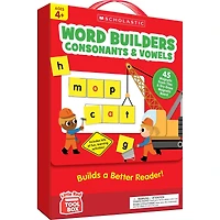 Scholastic Teaching Solutions Little Red Tool Box Word Builders Consonants & Vowels Kit