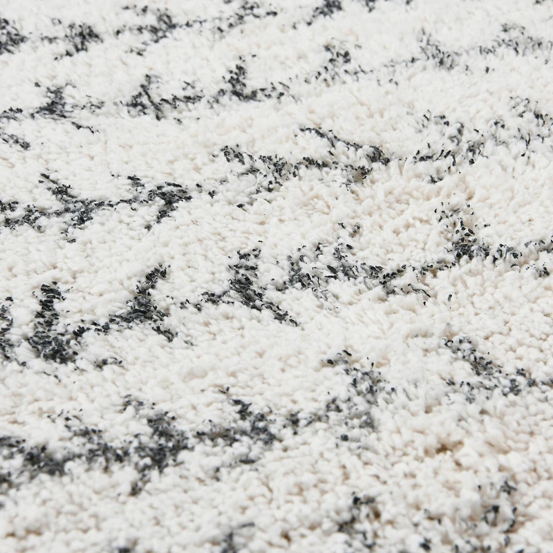 Hello Honey® Black & Cream Tufted Pillow with Tassels