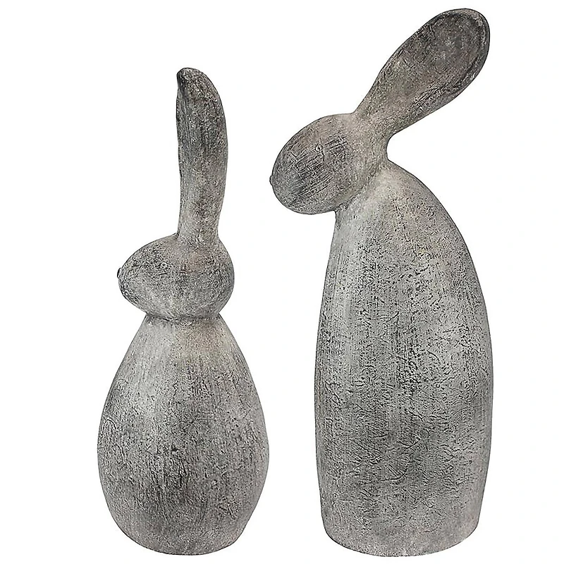 Design Toscano Big Burly Bunnies Rabbit Statue Set