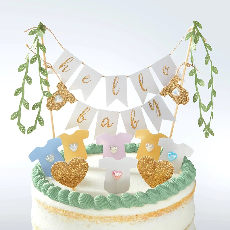 Hello Baby Cake Topper Set by Celebrate It™