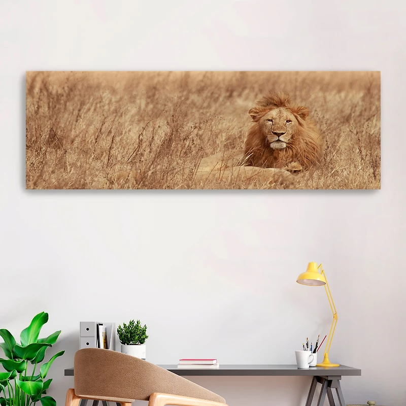 Majestic Lion Canvas Giclee