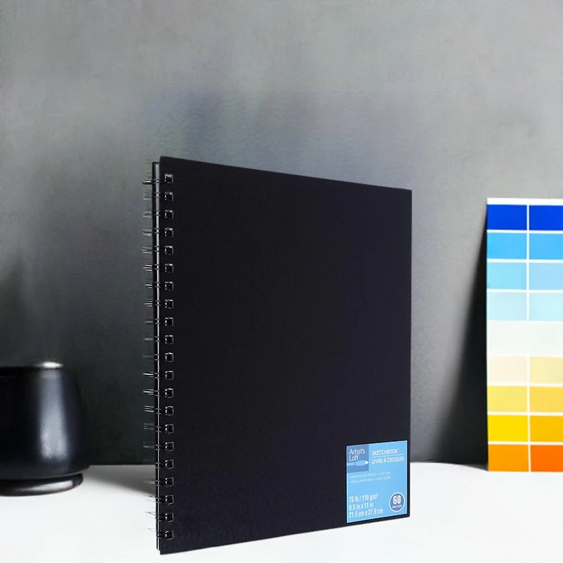 Black Wirebound Sketchbook by Artist's Loft™
