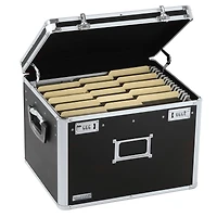 Vaultz Black Locking File Security Box