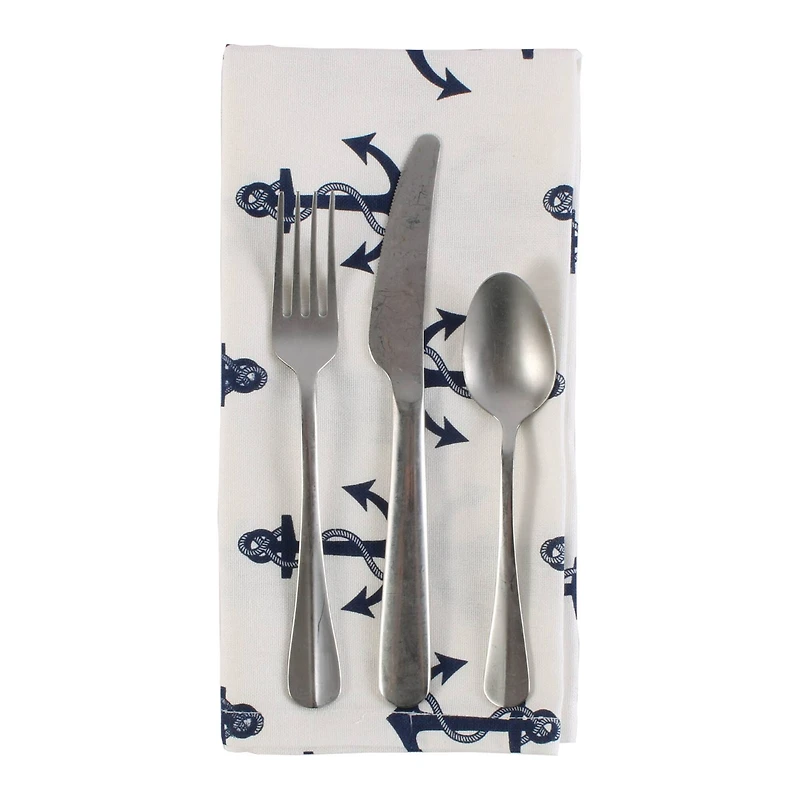 DII® Anchors Away Maritime Spread Napkins, 6ct.