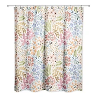 Bright Multi Floral 71" x 74" Shower Curtain