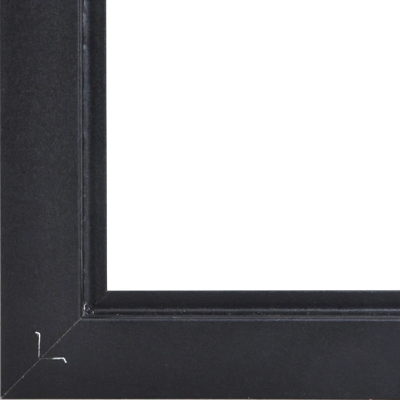 Simply Essentials™ Black Flat Frame with Mat by Studio Décor