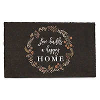 Love Builds a Happy Home Door Mat