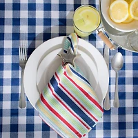 DII® Basic Primary Saturated Stripe Cloth Dinner Napkins, 6ct.