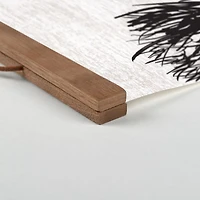 Snakeskin Witch Teak Hanging Canvas Wall Art