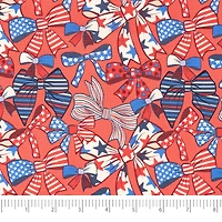 SINGER USA Ribbons Print Ringspun Cotton Fabric