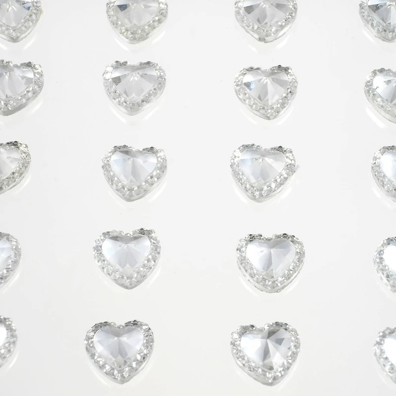 Clear Rhinestone Heart Stickers by Recollections™