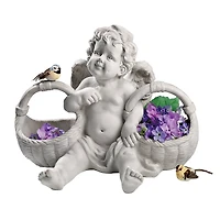 Design Toscano 16" Basket of Treats Cherub Statue