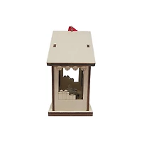 3.75" Unfinished Santa Claus House DIY LED Wood Ornament by Make Market®