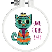Janlynn® Kid Stitch One Cool Cat Stamped Cross Stitch Kit