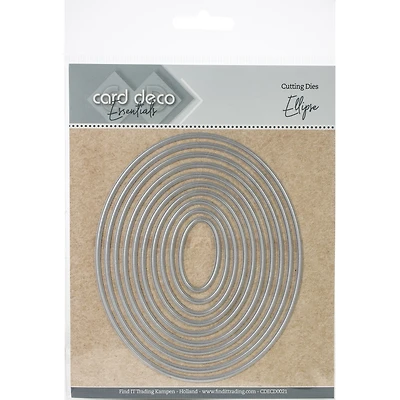 Find It Trading Card Deco Essentials Nesting Cutting Dies-Ellipse