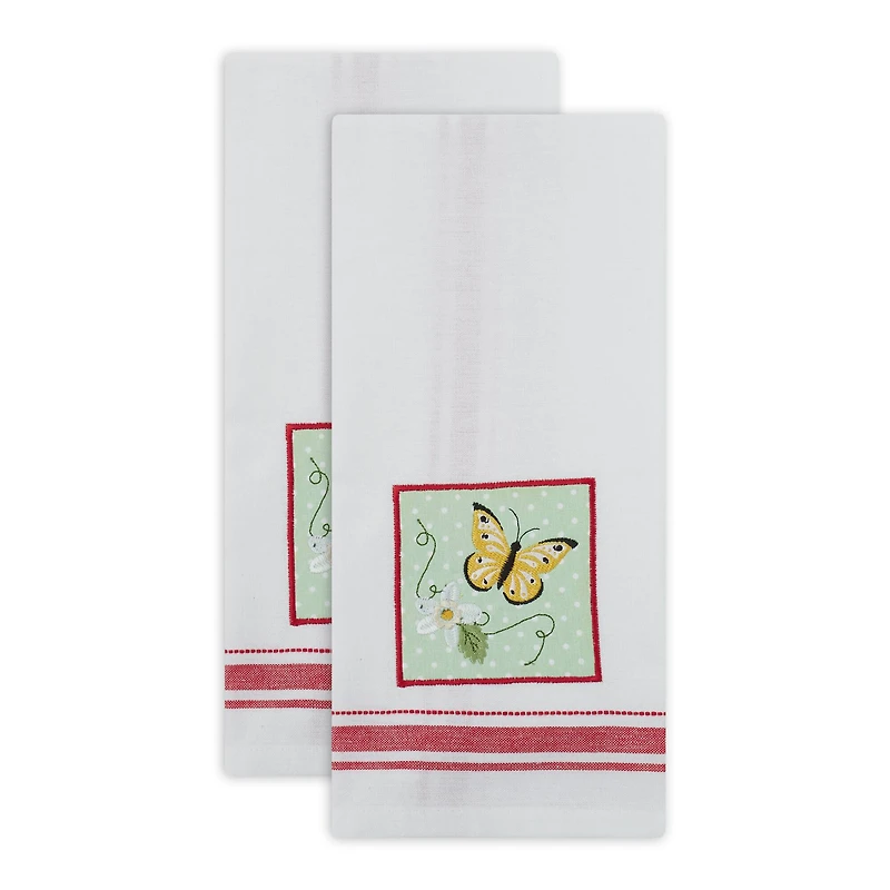 DII® Butterfly Dish Towels, 2ct.
