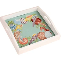 Sudberry House White Small Square Tray