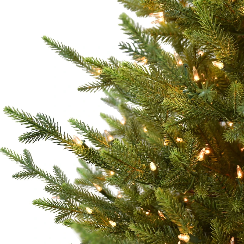 7.5ft. Pre-Lit Callington Fir Artificial Christmas Tree, Clear Lights