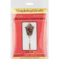Wonderland Crafts Cardinal Lamp Bead Embroidery on Wood Kit