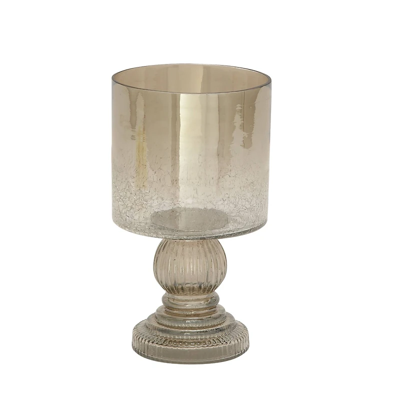 11" Brass Traditional Hurricane Candle Holder
