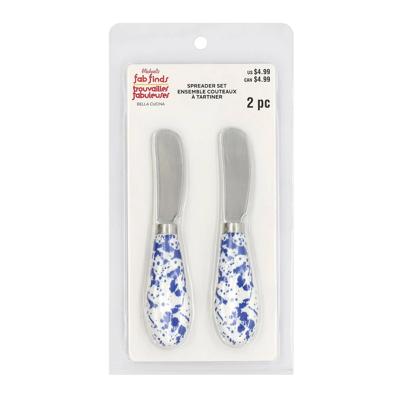 Splatter Cheese Spreader Set by Fab Finds