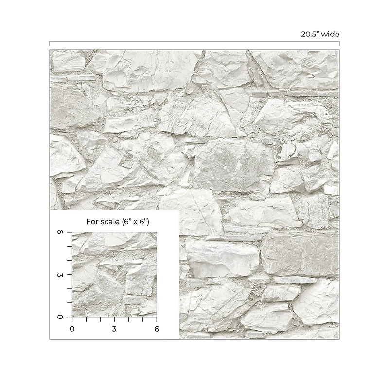 Surface Style Stone's Throw Peel & Stick Wallpaper
