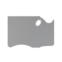 New Wave® Easy View® Gray Hand Held Acrylic Palette, 11" x 16"