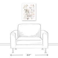 Llama And Elephant Friends 16" x 20" Canvas Wall Art