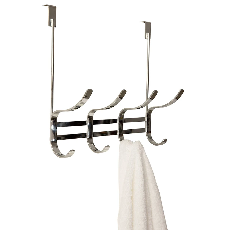 Simplify Chrome Over the Door 8 Hanger Hook