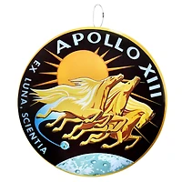 Apollo 13 Dome Metal Wall Sign
