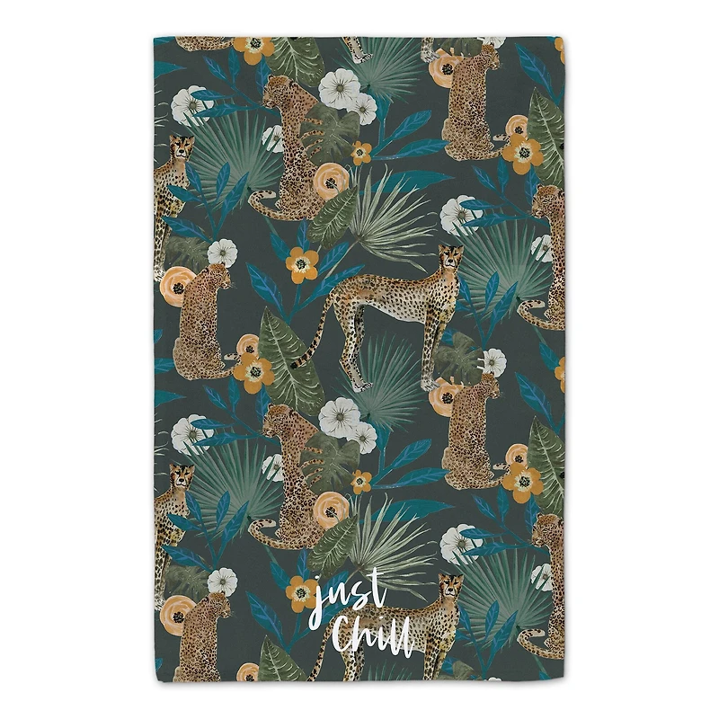 Just Chill Tropical Cheetah Tea Towel Set
