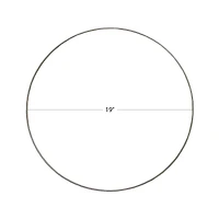 19" Gold Metal Wire Floral Hoop by Ashland®