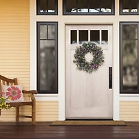 30" Lavender & Eucalyptus Floral Spring Wreath