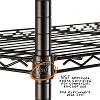 Honey Can Do 5-Tier Heavy-Duty Adjustable Shelving Unit