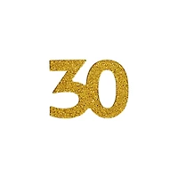 2" Gold Glitter Confetti