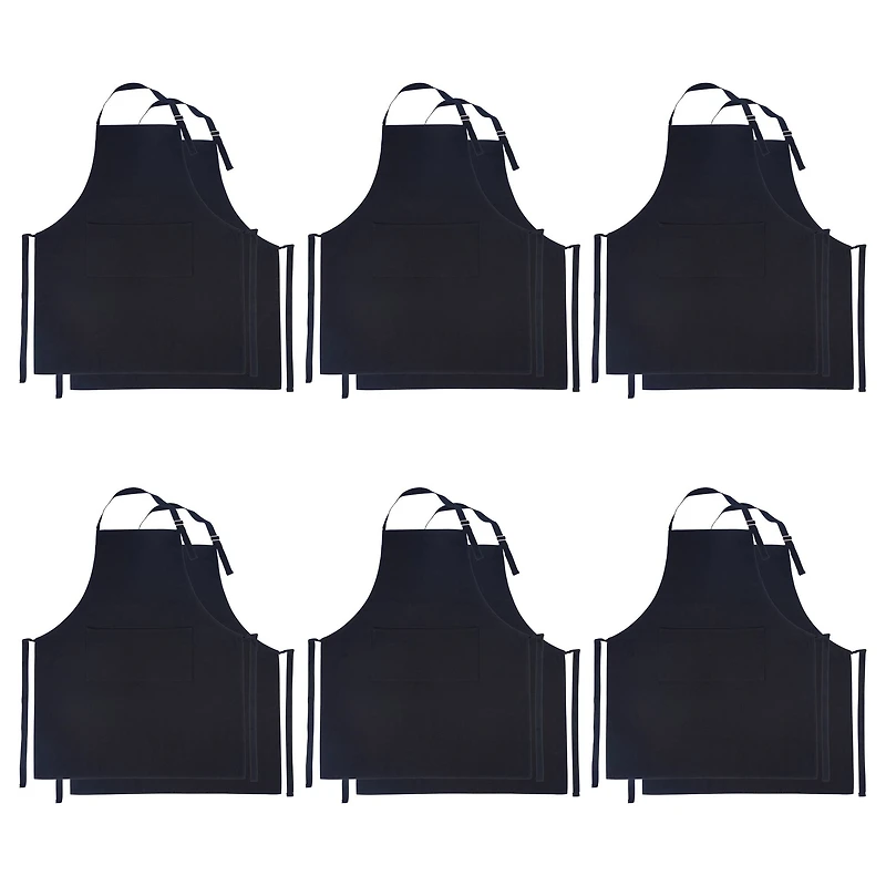 12 Pack: Black Artist Apron by Artist's Loft™