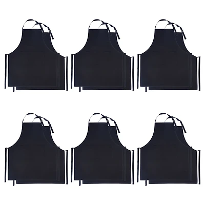 12 Pack: Black Artist Apron by Artist's Loft™