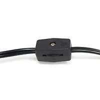 Lalia Home 10" Antique Brass Elipse Crystal Orb Table Lamp